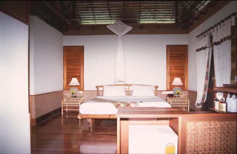 Superior Bungalow Schlafraum